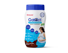 Galact Plus Nutrition Powder for Pregnant Women - Choco Hazelnut Flavour, 400gm | Nutrition for Pregnancy | 25 Vital Nutrients to Support Baby's Brain Development, Healthy Birth Weight, and Immunity