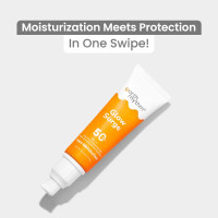 Earth Rhythm Glow Surge Face Moisturizer with SPF 50 PA++++ Infused with Niacinamide, Vitamin - C for Intense Hydration, For all skin types - 50ml