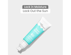 Earth Rhythm Cream Aqua Surge Face Moisturizer With Spf 60 Pa++++ Infused With Hyaluronic Acid For Intense Hydration And Moisture Locking Upto 48 Hours, For Dry Skin - 50Ml