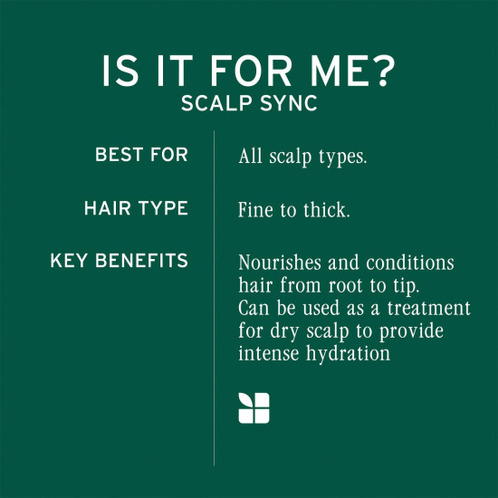 Biolage Scalp Sync Universal Conditioner - Nourishing & Hydrating for All Scalp Types, Lightweight Moisturizing & Conditioning, Fermented Tea Blend & Glycolic Acid, Vegan & Paraben-Free Biolage Scalp Sync Universal Conditioner - Nourishing & Hydrating for All Scalp Types, Lightweight Moisturizing & Conditioning, Fermented Tea Blend & Glycolic Acid, Vegan & Paraben-Free
