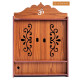 DIVOKAH Beautiful Wooden Pooja Mandir for Home/Temple for Home and Office/Puja Mandir/Puja Stand/Pooja Mandapam (8 Mm Plywood Thickness) (2DOR WDN Lotus)