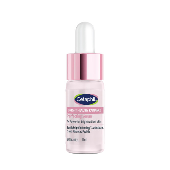 CETAPHIL Bright Healthy Radiance Perfecting Serum | 10ml | GentleBright Technology™ with Antioxidant C and Advanced Peptide | 7x POWER for Radiant Sensitive Skin | Fragrance Free