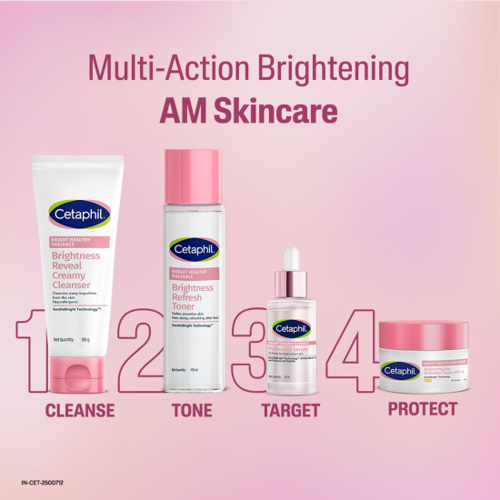 CETAPHIL Bright Healthy Radiance Perfecting Serum | 10ml | GentleBright Technology™ with Antioxidant C and Advanced Peptide | 7x POWER for Radiant Sensitive Skin | Fragrance Free