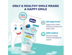 Chicco Toothpaste Bubble Gum 1-6Y 50g No Fluoride
