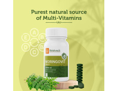 Krishna's Moringovit Tablets - Premium Moringa Supplement for Natural Energy, Immune & Digestive Support, 60 Tablets (Pack of 1)