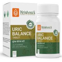 Krishna's Uric Balance Tablets – Advanced Uric Acid Support & Joint Health Formula, 60 Tablets (Pack of 1)