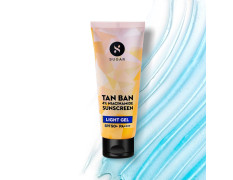 SUGAR Cosmetics Tan Ban Sunscreen SPF50 PA++++ Light Gel with 4% Niacinamide & 1% Hyaluronic Acid | Non Greasy & lightweight formula | No White Cast | 50ml