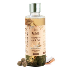 Nat Habit Castor Coconut Dasabuti Hair Oil for Length & Strenghting, Hair Cuticle & Retain Moisture, 200ml