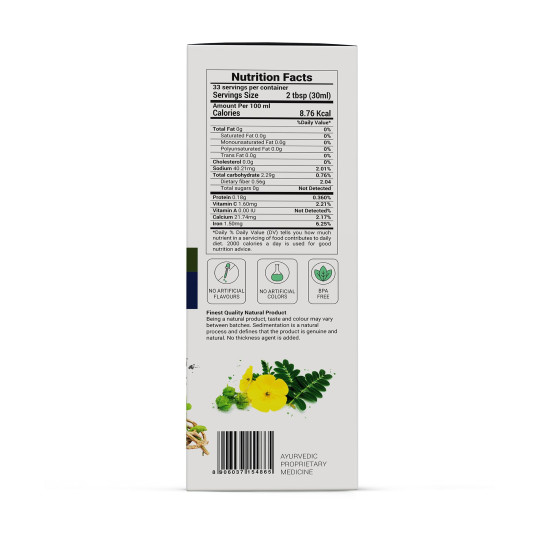 KRISHNA'S HERBAL & AYURVEDA Prostirid Juice, Enriched With 9 Other Herbs, No Artificial Colors or Flavors, 1000 Ml - (Pack of 1)