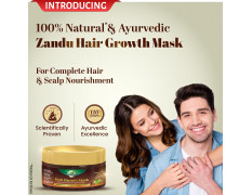 Zandu Hair Growth Mask (200g)|Scientifically Proven to Promote Hair Growth & Reduces Hair Fall|Strengthens Roots|Conditioning & Smoothening|Rosemary Oil, Amla & Bhringraj |100% Ayurvedic, No Chemicals