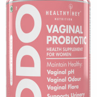 HealthyHey Nutrition ODO Vaginal Probiotics for Women pH Balance with Prebiotics & Lactobacillus Probiotic Blend - Vaginal Health Supplement - PromoteVaginal Odor & Vaginal Flora - 30 Veg Capsules