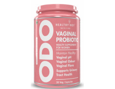 HealthyHey Nutrition ODO Vaginal Probiotics for Women pH Balance with Prebiotics & Lactobacillus Probiotic Blend - Vaginal Health Supplement - PromoteVaginal Odor & Vaginal Flora - 30 Veg Capsules
