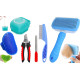Style Keepers 5-in-1 Pet Grooming Kit for Dogs & Cats – Includes Self Cleaning Brush, Cat Comb, Silicone Bath Scrubber, Flea Comb & Nail Clipper | Grooming Tools for All Hair Types | Dog Brush Kit