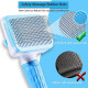 Style Keepers 5-in-1 Pet Grooming Kit for Dogs & Cats – Includes Self Cleaning Brush, Cat Comb, Silicone Bath Scrubber, Flea Comb & Nail Clipper | Grooming Tools for All Hair Types | Dog Brush Kit