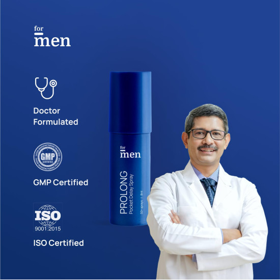 ForMen Prolong Topical Spray for Men (8 ml) | Easy-to-Use & Carry | Pocket Size | Body Safe Spray (PACK OF 1)