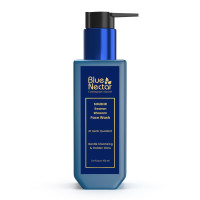 Blue Nectar Gold Swaran Bhasam Face Wash for Glowing Skin | Ayurvedic Gentle Cleanser for Oily & Dry Skin | Daily Face Wash for Women & Men (10 Herbs, 100 ml)