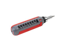 Spartan 14 in 1 Ratchet Screwdriver Set with Built-in Bits | Reliable Tool for Home & Professional Use | Multi-Angle Ratcheting | Hand Tool & Nutdriver Kit | Pack of 1 (Red)