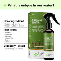 Avimee Herbal Rosemary Water & Rice Water Combo | Hair Growth Spray + Skin Toner | With Natural Extracts | For Dandruff, Frizz & Glowing Skin
