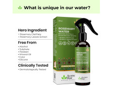 Avimee Herbal Rosemary Water & Rice Water Combo | Hair Growth Spray + Skin Toner | With Natural Extracts | For Dandruff, Frizz & Glowing Skin