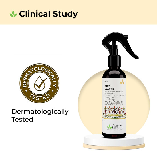 Avimee Herbal Rosemary Water & Rice Water Combo | Hair Growth Spray + Skin Toner | With Natural Extracts | For Dandruff, Frizz & Glowing Skin