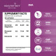 HealthyHey Nutrition ZMA and Zinc Supplement for Men & Women | Zinc and Magnesium Aspartate Supplements | Zinc tablets May Support Muscle Recovery and Sleep Quality (60 Tablets)
