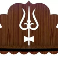 HOMEWEY DECOR Wooden Wall Mounted Pooja Mandir for Home & Office – Handcrafted Temple with Luxurious Finish, Supports Heavy Idols, Decorative Home Temple (8x8x6 Inches)