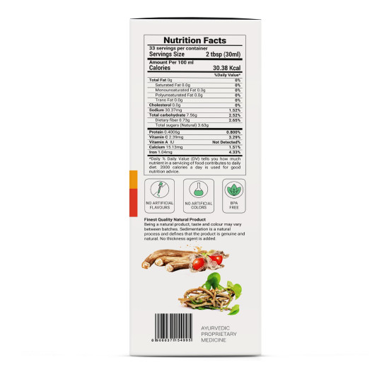 Krishna's Nutrin Juice, Rich Source Of Nutrients, No Artificial Colors or Flavors - 1000 ml (Pack of 1)