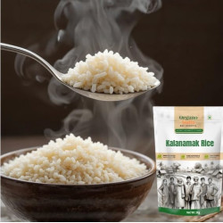 Organo India Gorakhpur Low Glycemic Kala namak Rice Gold (Ancient) | Farm Sourced | Pure Materials | No Chemicals or Added Color | Quality Rice (750 Gram)