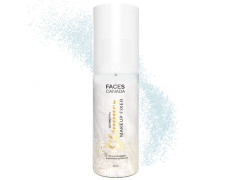 FACES CANADA Ultime Pro Shimmer Makeup Fixer, 50ml | Long Lasting Makeup Setting Spray | Keeps Makeup Intact | Glamourous Shimmer Finish | Hydrates, Soothes & Refreshes Skin | Alcohol Free