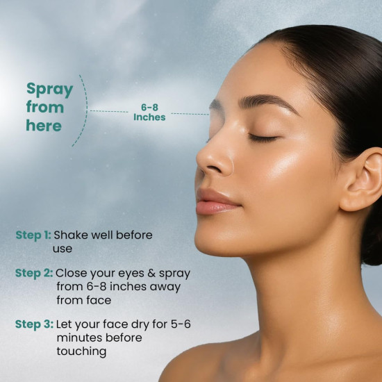 FACES CANADA Ultime Pro Shimmer Makeup Fixer, 50ml | Long Lasting Makeup Setting Spray | Keeps Makeup Intact | Glamourous Shimmer Finish | Hydrates, Soothes & Refreshes Skin | Alcohol Free