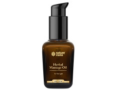 NATURE MANIA Lift-Up Oil for Men | Herbal Body Massage Oil for Men - For Strength, Muscle Relaxation & Active Lifestyle | 30ml