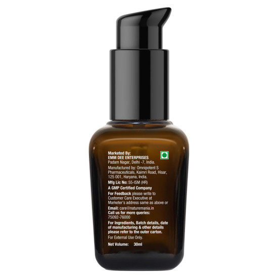 NATURE MANIA Lift-Up Oil for Men | Herbal Body Massage Oil for Men - For Strength, Muscle Relaxation & Active Lifestyle | 30ml