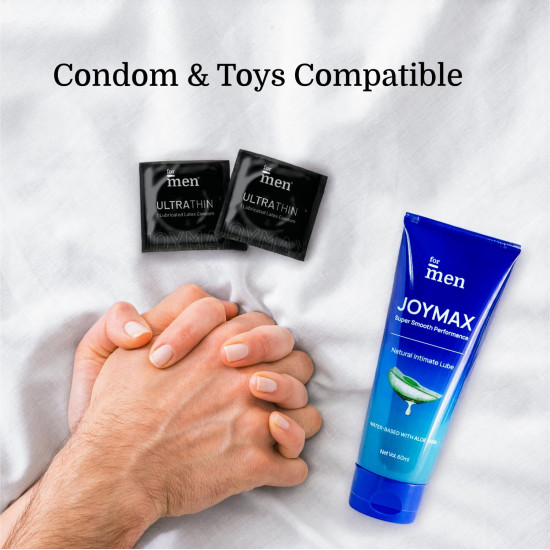 ForMen Water-Based Intimate Lube Gel with Aloe Vera | Lubricant Gel Men & Women | Non-Sticky, Long-Lasting, Anti-Stain & Skin-Friendly - 60 ml (Pack of 1) ForMen Water-Based Intimate Lube Gel with Aloe Vera | Lubricant Gel Men & Women | Non-Sticky, Long-Lasting, Anti-Stain & Skin-Friendly - 60 ml (Pack of 1)