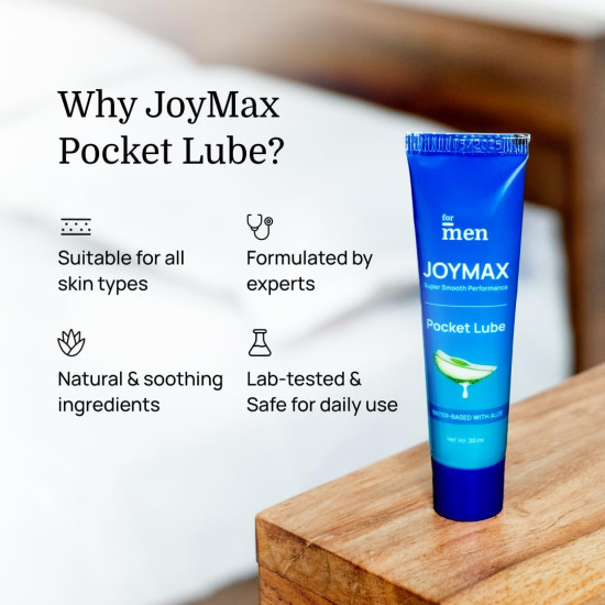 ForMen Water-Based Pocket Intimate Lube Gel with Aloe Vera | Lubricant Gel Men & Women | Non-Sticky, Long-Lasting, Anti-Stain & Skin-Friendly - 20 ml (Pack of 1) ForMen Water-Based Pocket Intimate Lube Gel with Aloe Vera | Lubricant Gel Men & Women | Non-Sticky, Long-Lasting, Anti-Stain & Skin-Friendly - 20 ml (Pack of 1)