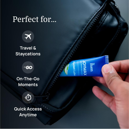 ForMen Water-Based Pocket Intimate Lube Gel with Aloe Vera | Lubricant Gel Men & Women | Non-Sticky, Long-Lasting, Anti-Stain & Skin-Friendly - 20 ml (Pack of 1) ForMen Water-Based Pocket Intimate Lube Gel with Aloe Vera | Lubricant Gel Men & Women | Non-Sticky, Long-Lasting, Anti-Stain & Skin-Friendly - 20 ml (Pack of 1)