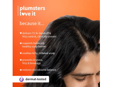 Plum Anti-Dandruff Shampoo With Volcanic Minerals & 0.5% Salicylic Acid|72-Hr Dandruff & Frizz Control|Maintains Healthy Scalp Barrier|Gently Exfoliates & Clarifies|Prevents Rough,Dry Hair|250Ml