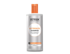 Streax Professional BotBrazil Shampoo,300 ml for Keratin, Nanoplasty, & Smoothening, Sulphate & Paraben-Free Shampoo for Women & Men, Enriched with Vita Oils Nourishes Chemically Treated Hair