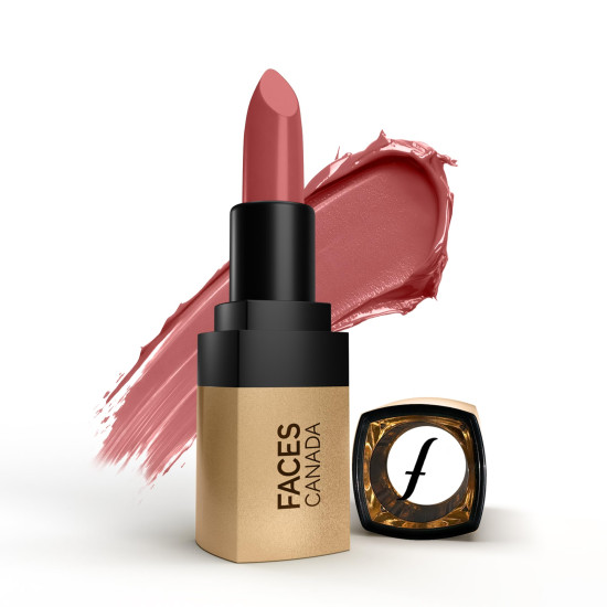 FACES CANADA Comfy Matte Velvet Touch Lipstick - Tea Rose 16, 4.2g | Velvety Matte Finish | 8HR Longstay | Intense Colour | Hydrating Lips | Smooth Application | Foodproof & Crackproof