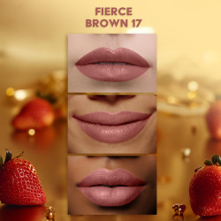 FACES CANADA Comfy Matte Velvet Touch Lipstick - Fierce Brown 17, 4.2g | Velvety Matte Finish | 8HR Longstay | Intense Colour | Hydrating Lips | Smooth Application | Foodproof & Crackproof