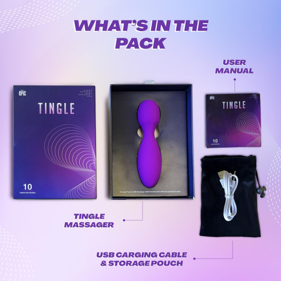 Manforce Epic Tingle Massager | 10 Vibration Modes Manforce Epic Tingle Massager | 10 Vibration Modes