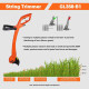 BLACK+DECKER GL350L 350W Corded String Trimmer, 12000 RPM, 23 cm (9