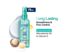 Streax Professional Vitariche Gloss Hair Serum,75 ml| Frizz-Free Hair | Enhance Shine and Smoothness | With Vitamin E & Macadamia Oil| | For All Hair Types