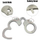 YUPPIN Kids Toy Handcuffs with Fluffy Cover – Safe Pretend Play Metal Handcuffs with Keys – Soft Plush Covering for Police Role Play & Fancy Dress (Black)