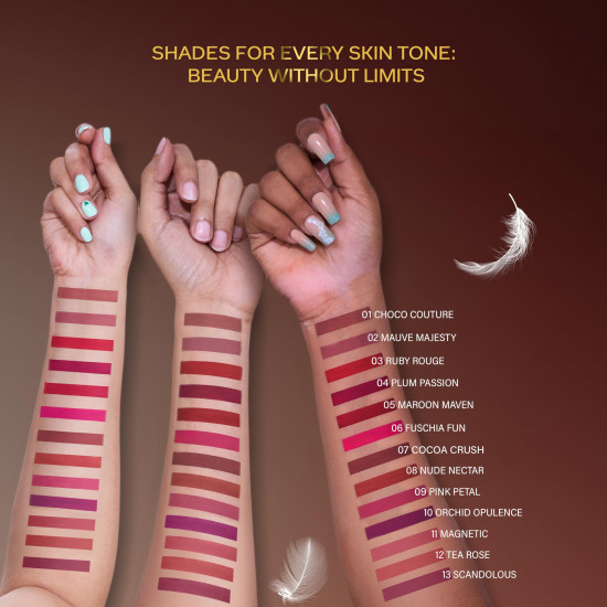 FACES CANADA Comfy Matte Wow Liquid Lipstick - Tea Rose 12, 3.8ml | One Swipe Application | Highly Pigmented | Comfortable Wear | Glides Smoothly | Long Lasting | Transferproof