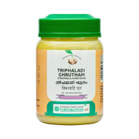 Triphaladi Grutham (Traiphala Ghrutham) | Herbal Ghee for Eye Wellness, Antioxidant Support & Body Rejuvenation | Natural Ayurvedic Formula | Vaidyaratnam 150gm
