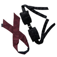 Nooky Mini Bites (20g) & Satin Blindfold with 1 Handcuff (3-in-1) Combo | 2 Dark Chocolates per Pack | FREE Saucy Scratch Card | Vegan, Gluten-Free Treat | Ideal Gift for Couples, Men & Women