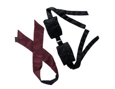 Nooky Mini Bites (20g) & Satin Blindfold with 1 Handcuff (3-in-1) Combo | 2 Dark Chocolates per Pack | FREE Saucy Scratch Card | Vegan, Gluten-Free Treat | Ideal Gift for Couples, Men & Women