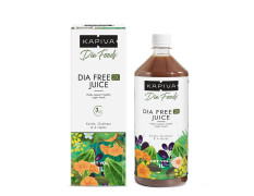 Kapiva Dia Free 2X Juice-1L | New and Improved | Helps Manage Sugar Levels With 6 Powerful Herbs | 100% Ayurvedic Juice with Karela, Jamun & Gudmar | 1 Month Pack