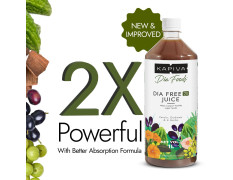 Kapiva Dia Free 2X Juice-1L | New and Improved | Helps Manage Sugar Levels With 6 Powerful Herbs | 100% Ayurvedic Juice with Karela, Jamun & Gudmar | 1 Month Pack
