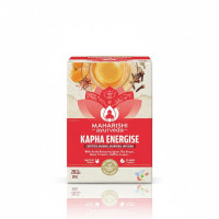 Maharishi Ayurveda Organic Certified Kapha Energise Herbal Tea | With Ginger, Clove, Cardamom, Turmeric & Saffron | Supports Agni, Energy & Kapha Balance | 20 Tea Bags (30g)